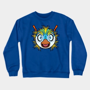 Shocked Super Penguin Crewneck Sweatshirt